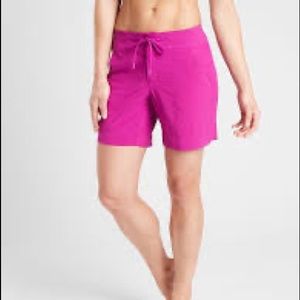 Fuchsia Athleta Bermuda shorts | 6 | gently worn